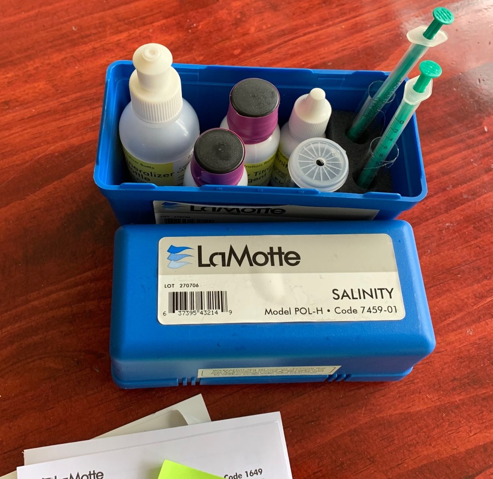 LaMotte Salinity Test Kit Model POL-H Code 7459-01.   New - Never Used