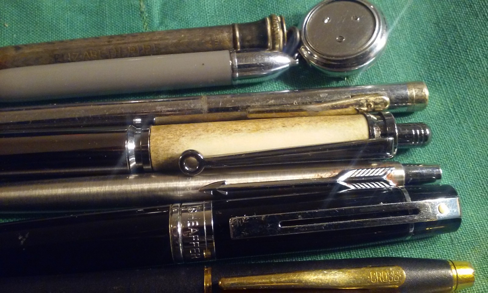 Junk Drawer Lot 12 Retro Quality PENS & Mechanical Pencils Cross Parker Sheaffer