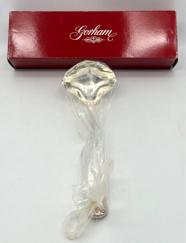 Pre-owned Gorham Heritage Silverplated Serving Spoon 12" In Box Made In Italy