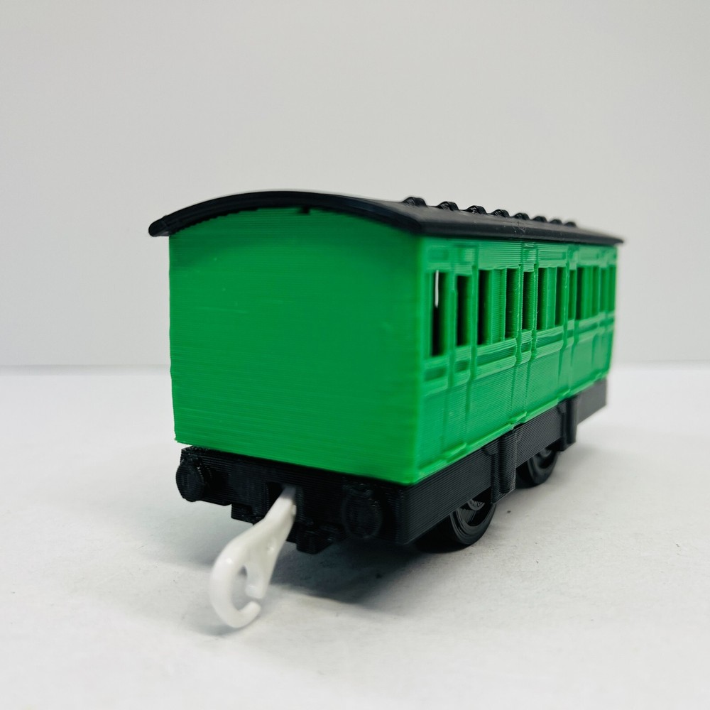 Thomas & Friends Trackmaster Green Grass Passenger Coach Train (two) Custom Made