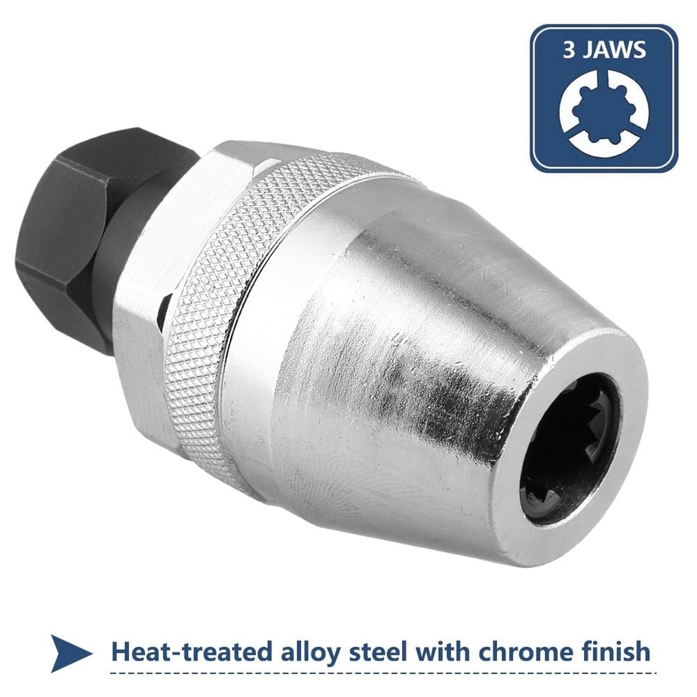 Damaged Bolt and Stud Extractor Tool 3/8" Drive Broken Stud Remover Bolt Extr...