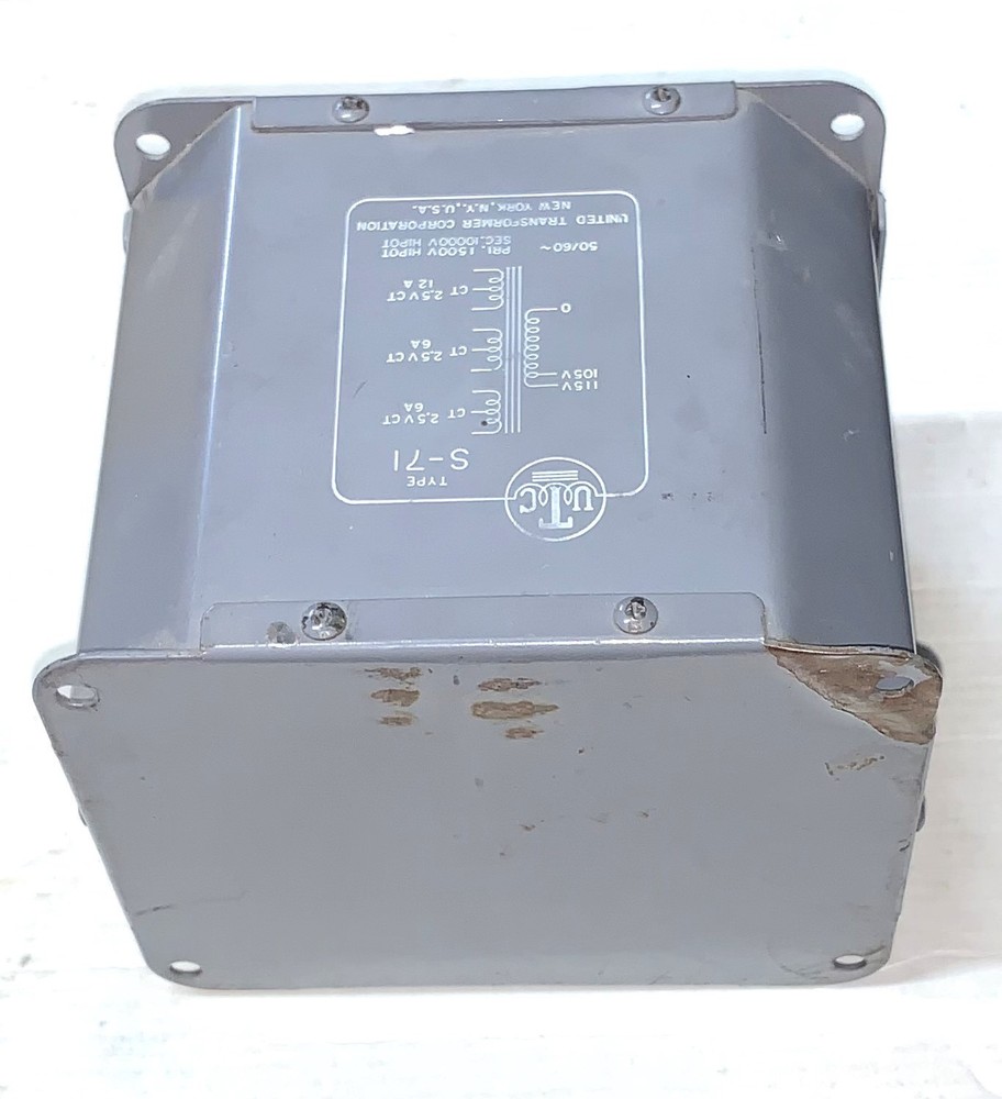 UTC S-71 2.5V FILAMENT TRANSFORMER FOR 2A3 45 tubes