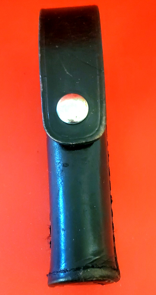 KROLL 6  FLASHLIGHT MACE BLACK LEATHER DUTY BELT HOLDER🌟