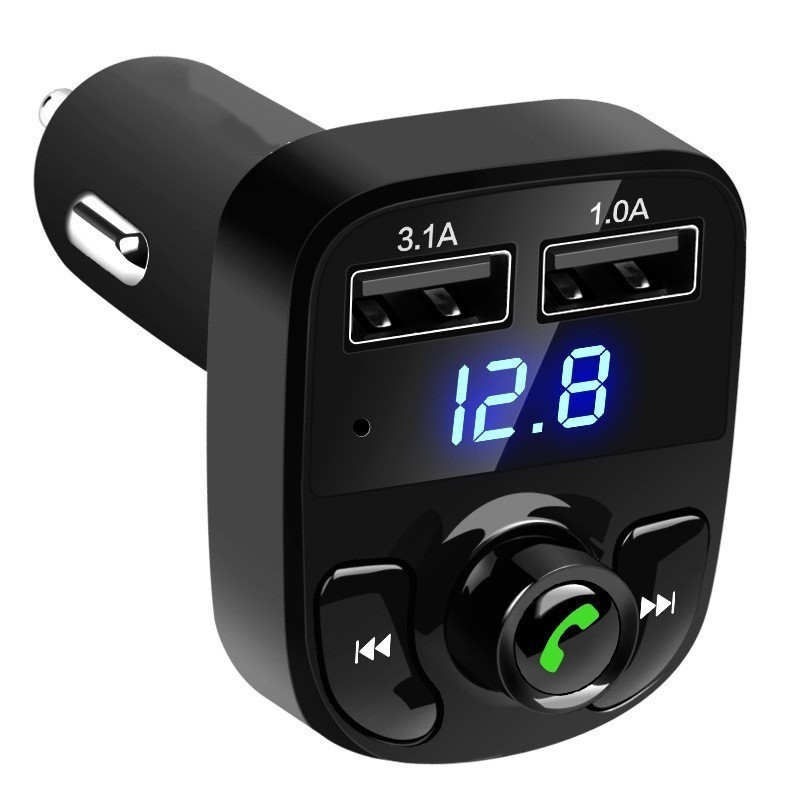 X8 Bluetooth FM Transmitter Car MP3 Player Micro TF Card Handsfree Dual USB