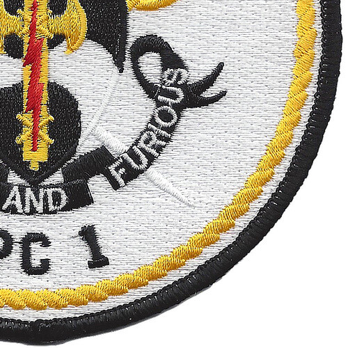 USS Cyclone PC-1 Coastal Patrol Ship Patch