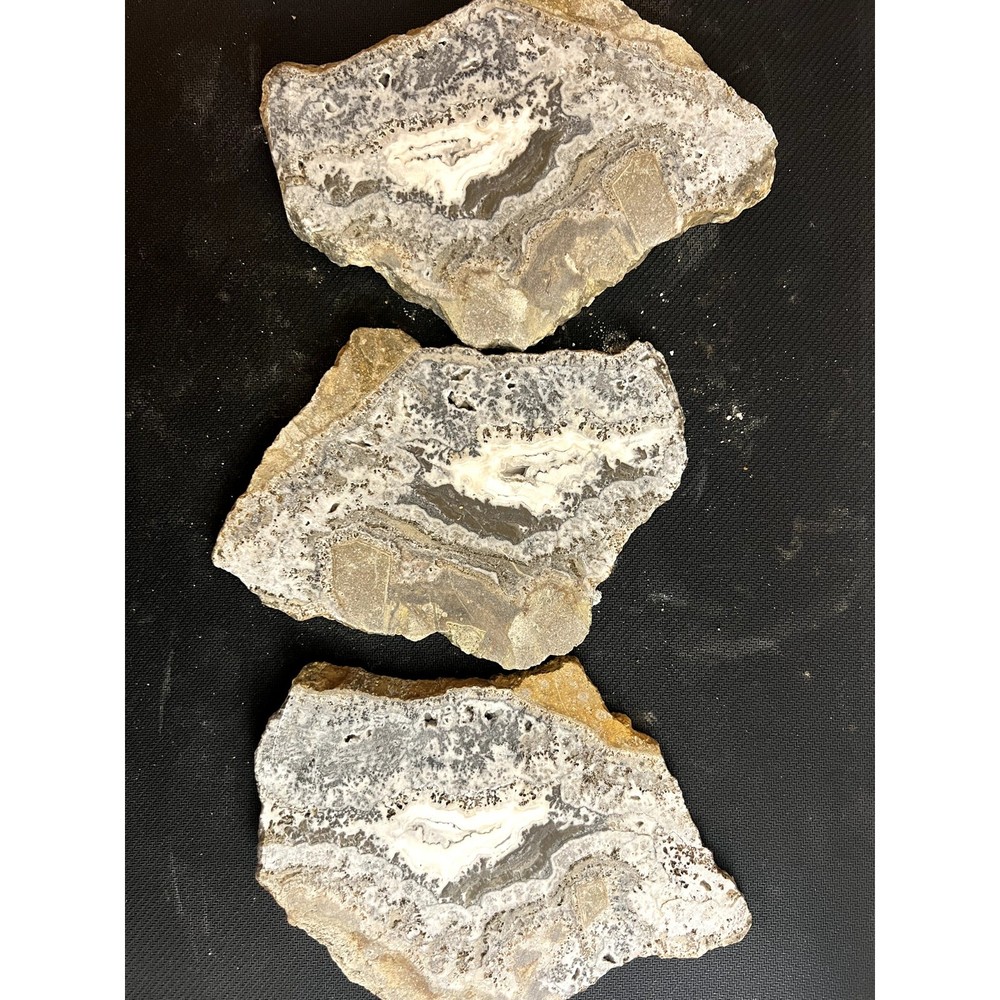 Silver Lace Calcite slabs, 960g
