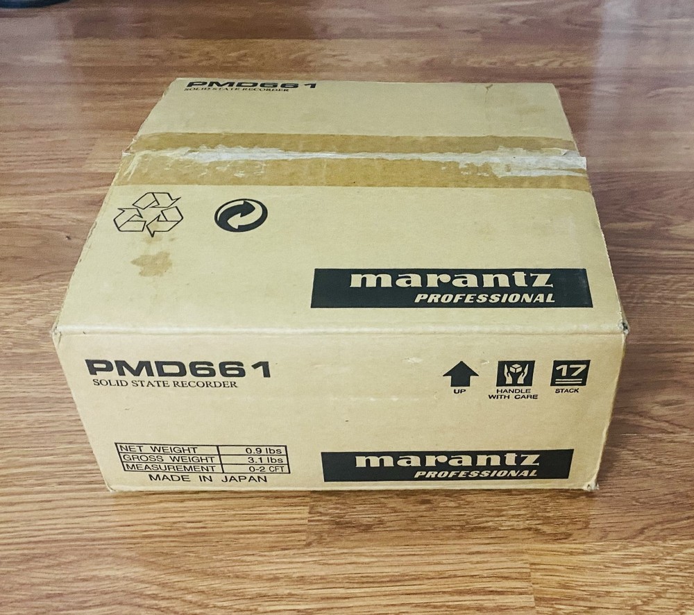 Marantz PMD661 Professional 2-Channel Solid State Recorder Fully Works Orig Box