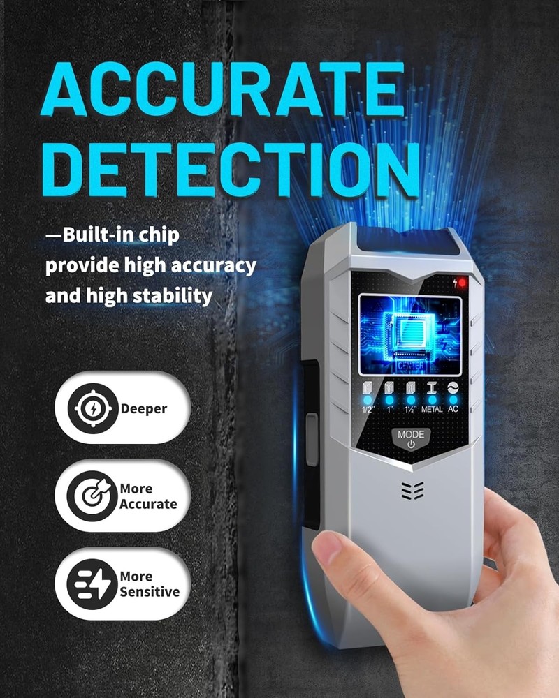 Stud Finder Wall Scanner, Enhanced Accuracy High Stability Electronic Detector