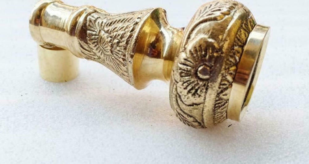 Handmade Style Designer Compass knob Head Handle For Walking Stick (Only Handle)