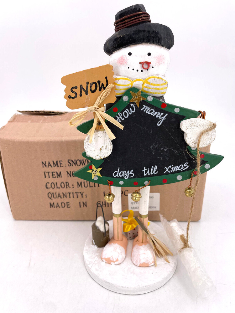 Snowman Chalkboard 10" #20799