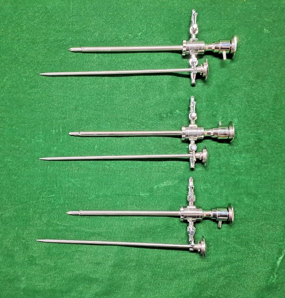 Laparoscopic Arthroscopy Sheath 4mm Reusable Best Quality Instruments - 3 Set