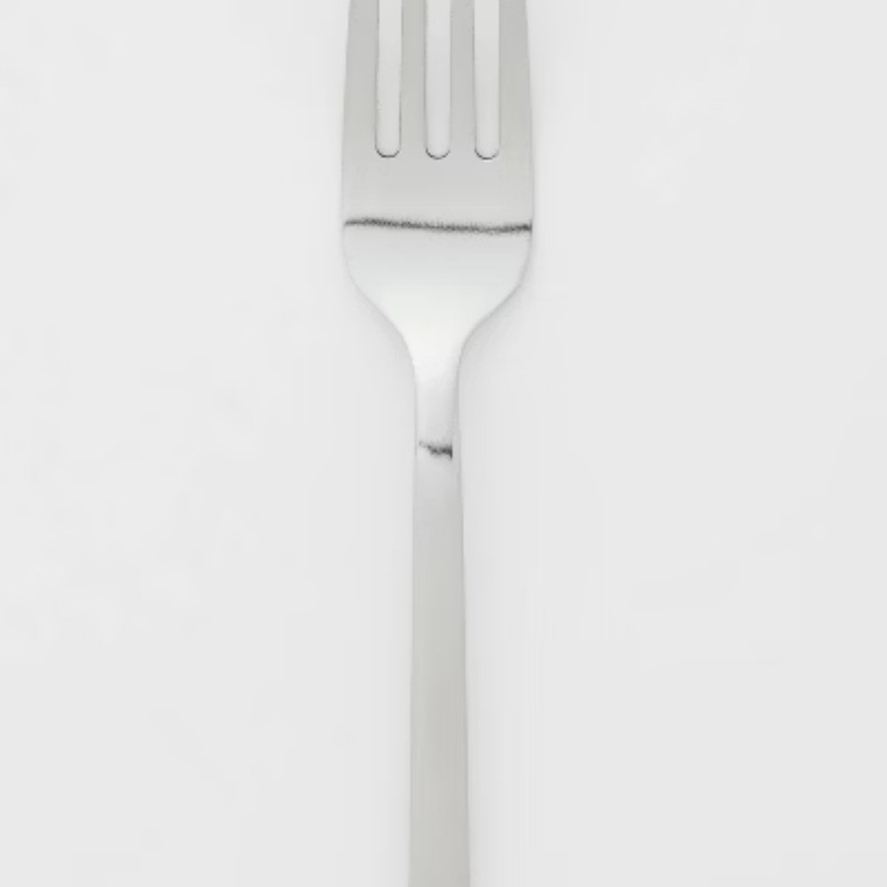 20pc Flatware Set Silver - Room Essentials: Stainless Steel Silverware Set,