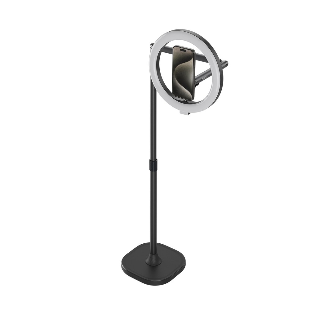 Mobile Video Live Broadcast Bracket Ring Fill Light Three Levels Remote Controll