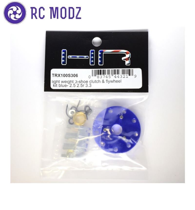 Hot Racing TRX100S306 Traxxas 2.5 2.5R 3.3 Aluminum Light Weight 3-Shoe Clutch