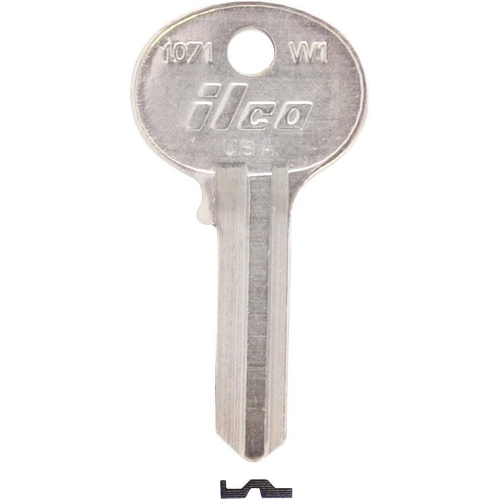 ILCO W1 Wilson Cam Lock Key