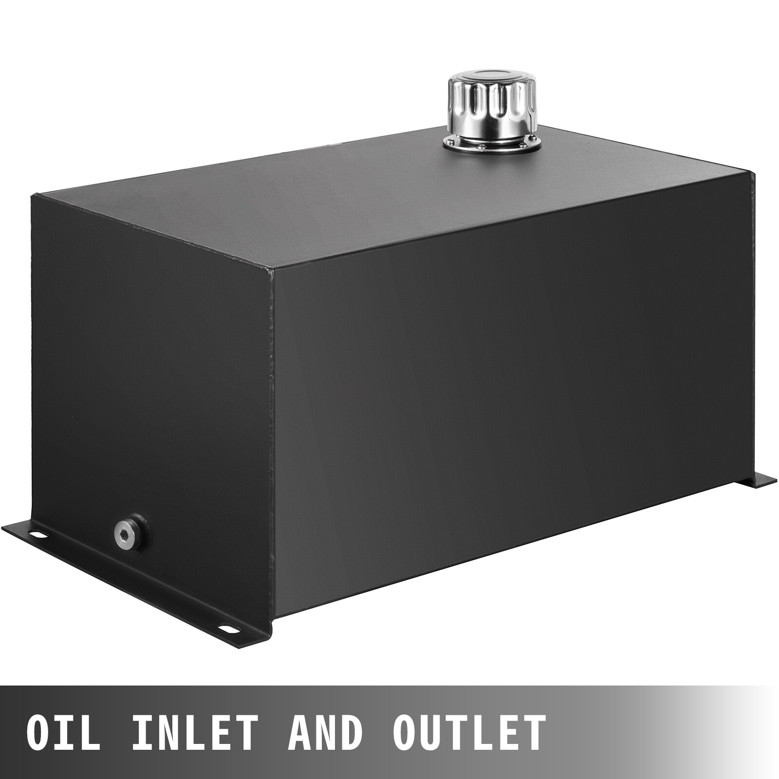 Hydraulic Reservoir Oil Tank Fuel Tank 10 Gal Steel with Filter& Temp Gauge