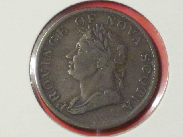 1832 Half Penny Token - Nova Scotia - KM# 1 / Canada