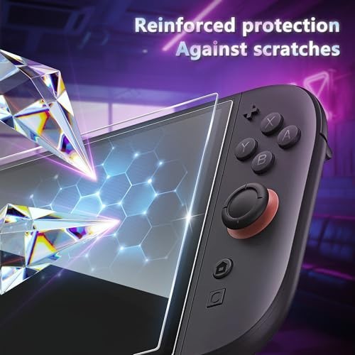 2 Pack Tempered Glass Screen Protector for Nintendo Switch 2 (2025) - Auto Align