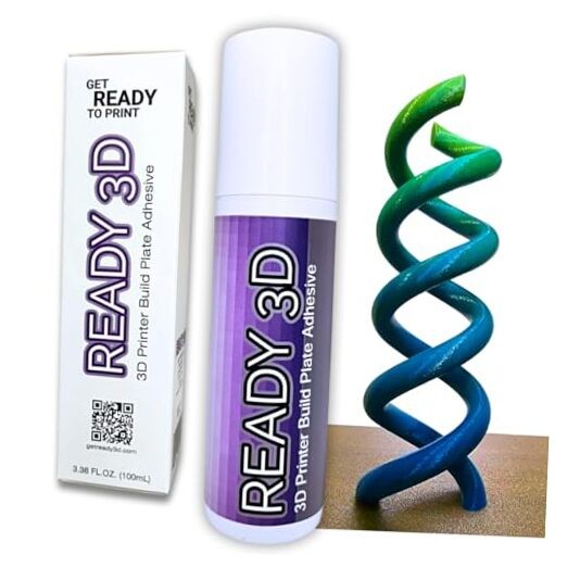 3D Printer Build Plate Adhesive - Excellent Hold and Easy Release - Versatile,