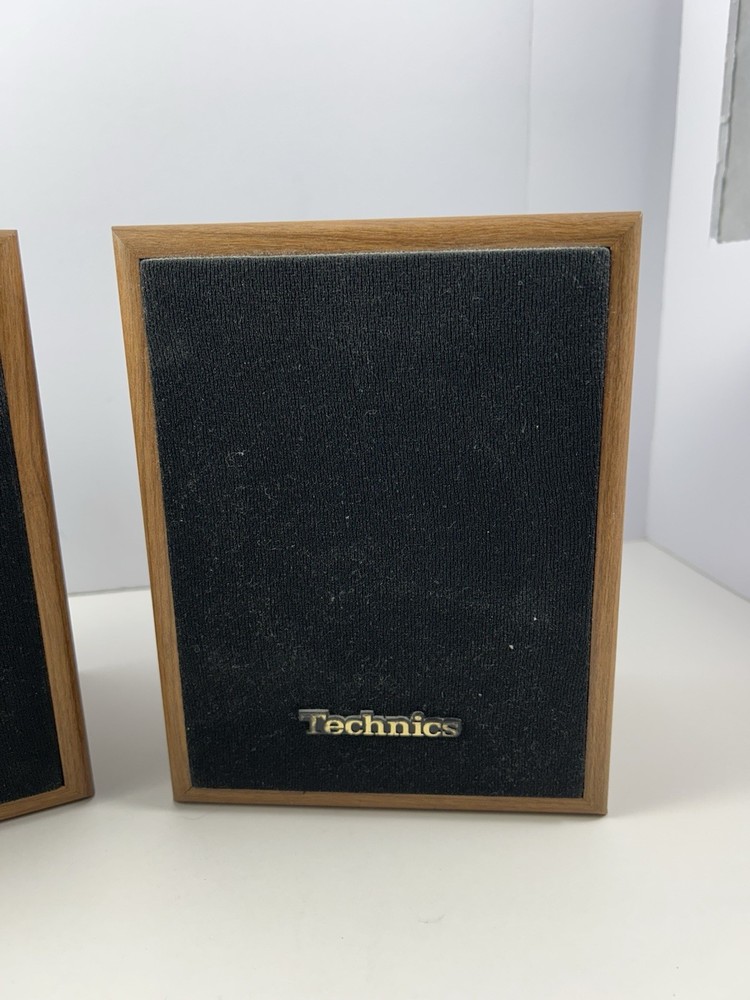 Technics SB-S15 Bookshelf Speakers Pair Tested Working Vintage