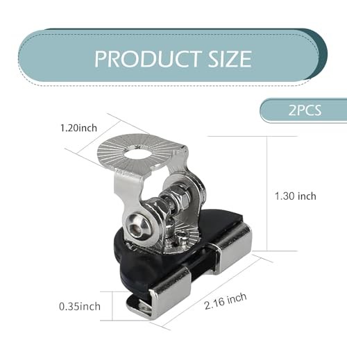 LED Light Bar Mounting Brackets, Adjustable Pillar Hood Work Lamp 2 PCS Silver