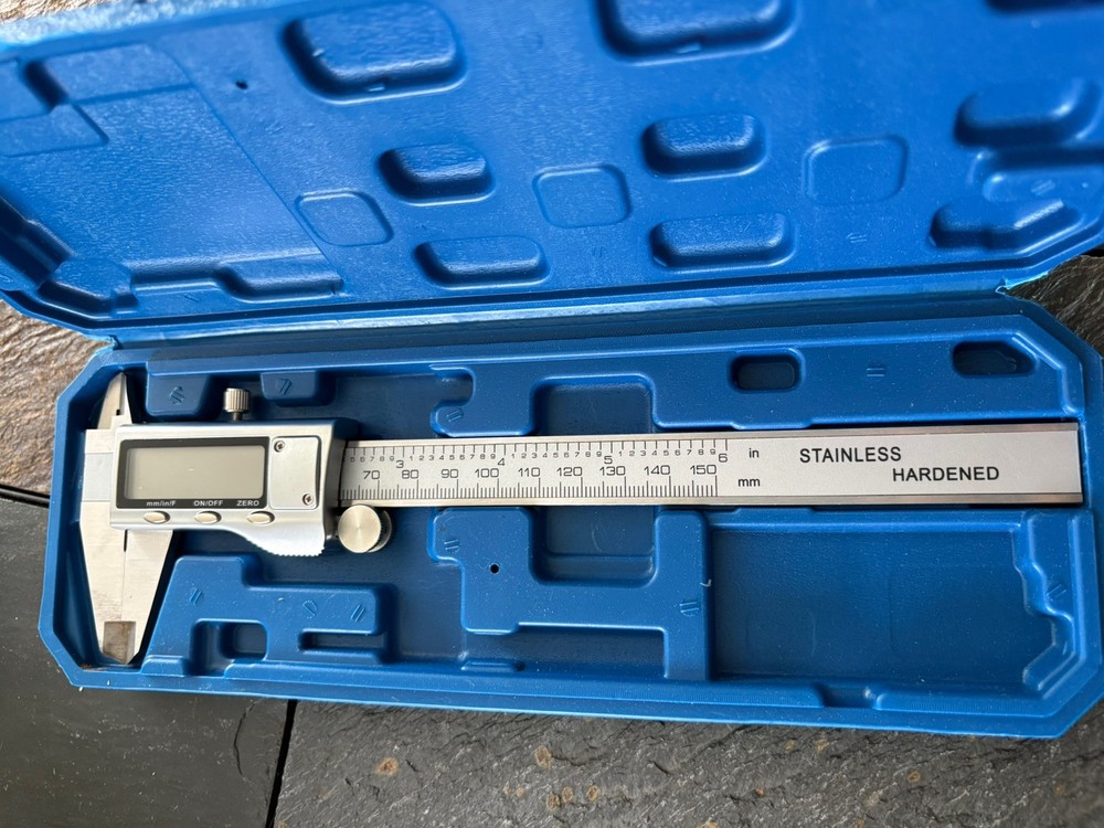Digital Electronic Caliper  In Case Tested and Working Hardened Steel