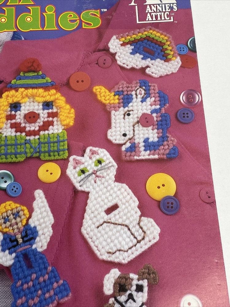Annie's Attic Button Buddies Plastic Canvas Pattern 879305
