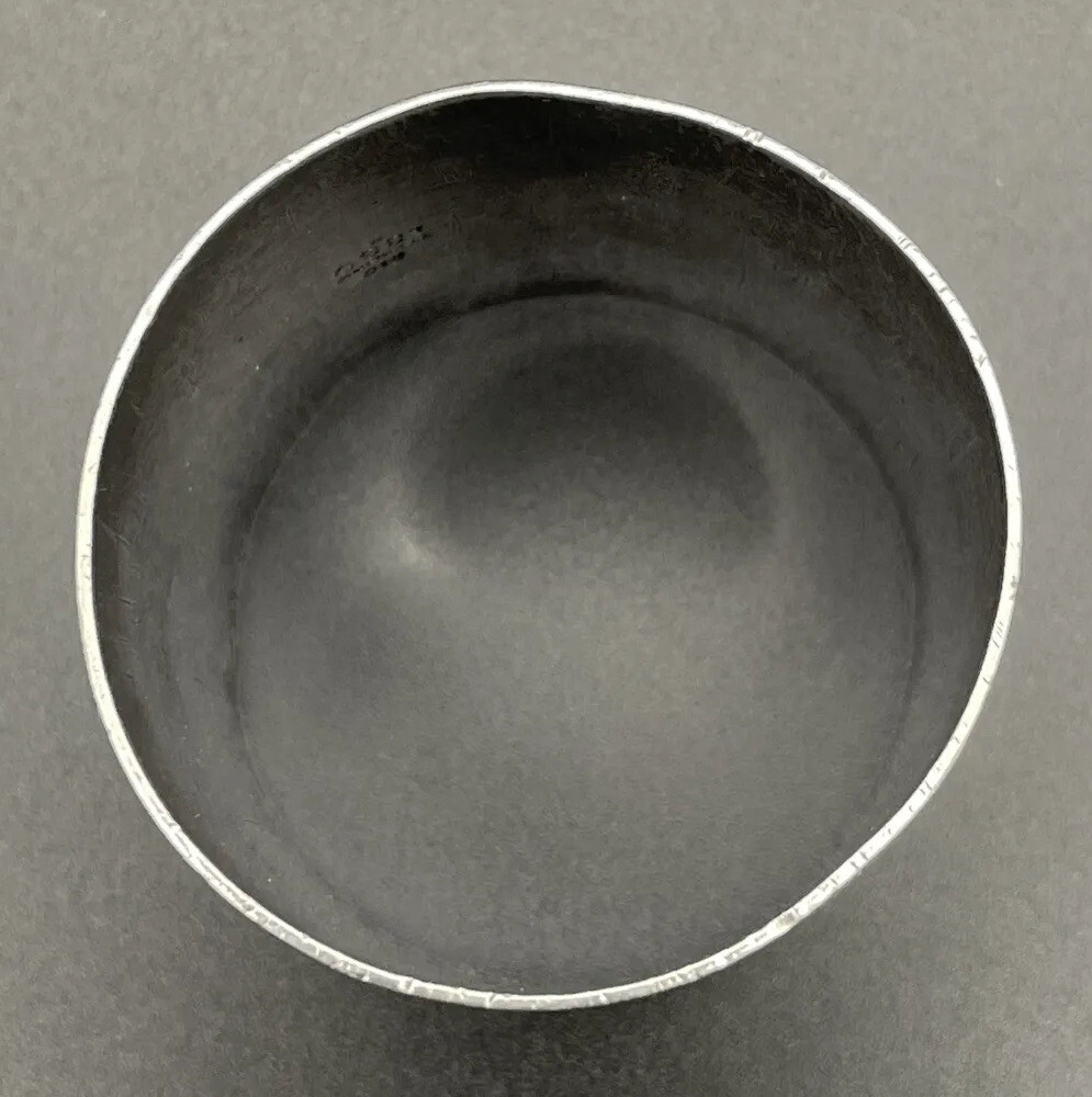 Large Gorham Brite-Cut Sterling Silver Napkin Ring Name Engraved “H. D. Rolfe”