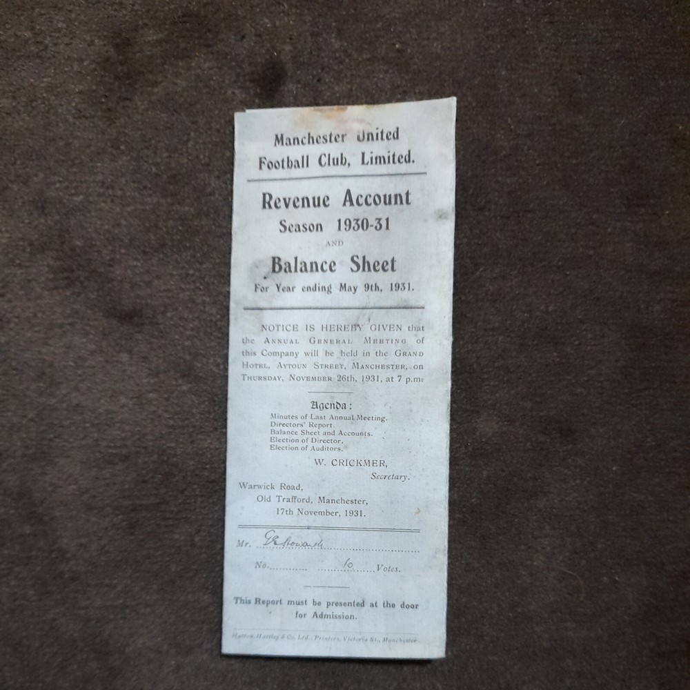 manchester united memorabilia