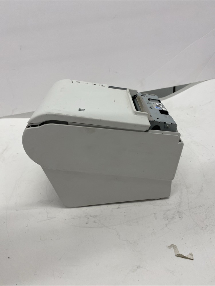 White Epson TM-T88VI Single-station Thermal Receipt Printer Missing Front Cover