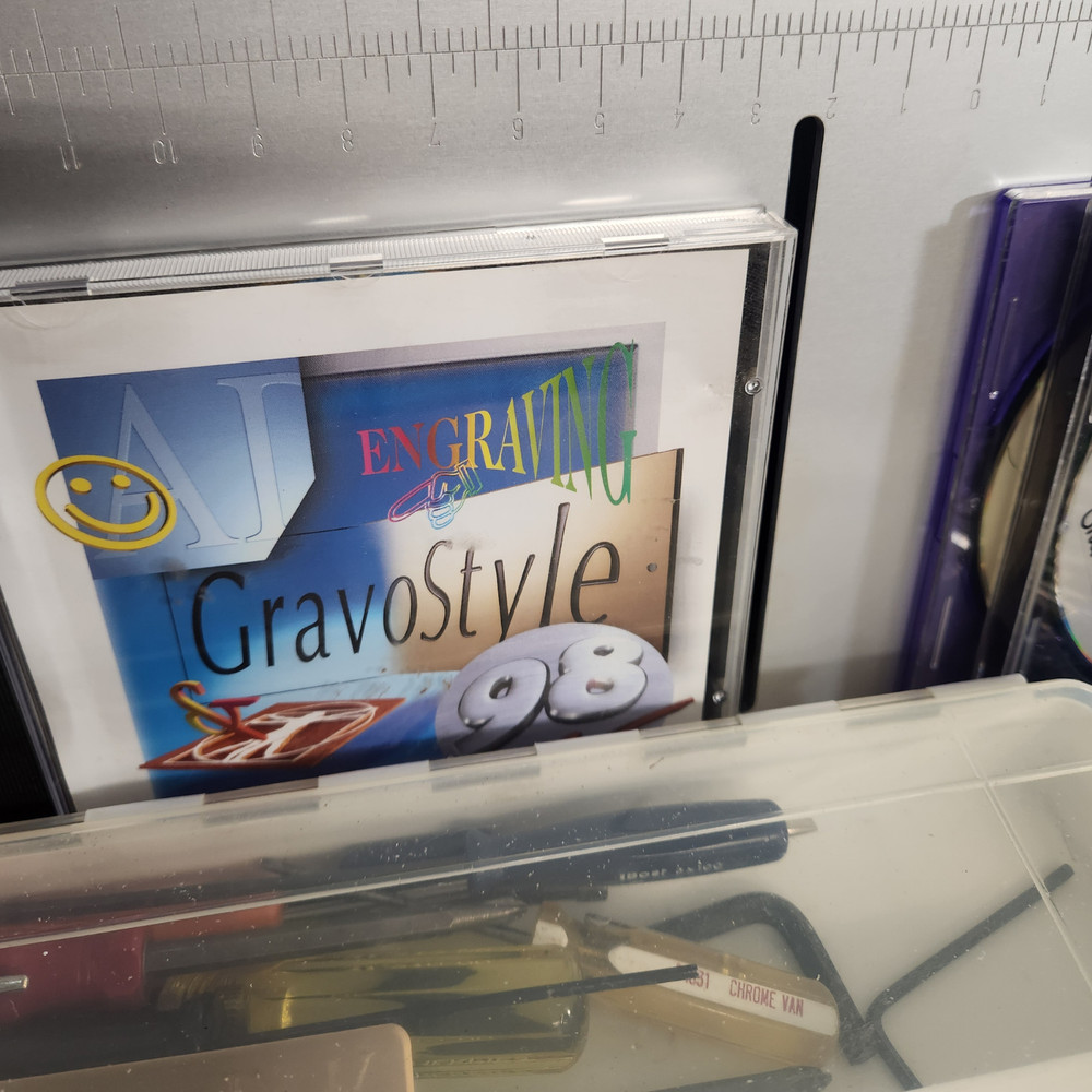 New Hermes Gravograph Trophy Master Engraving Machine IS400 Control GravoStyle98