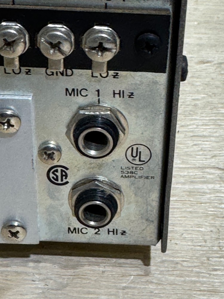 Vintage Bogen C-60B Solid State Power Amp | Unit Powers-On | Unit Sold AS-IS