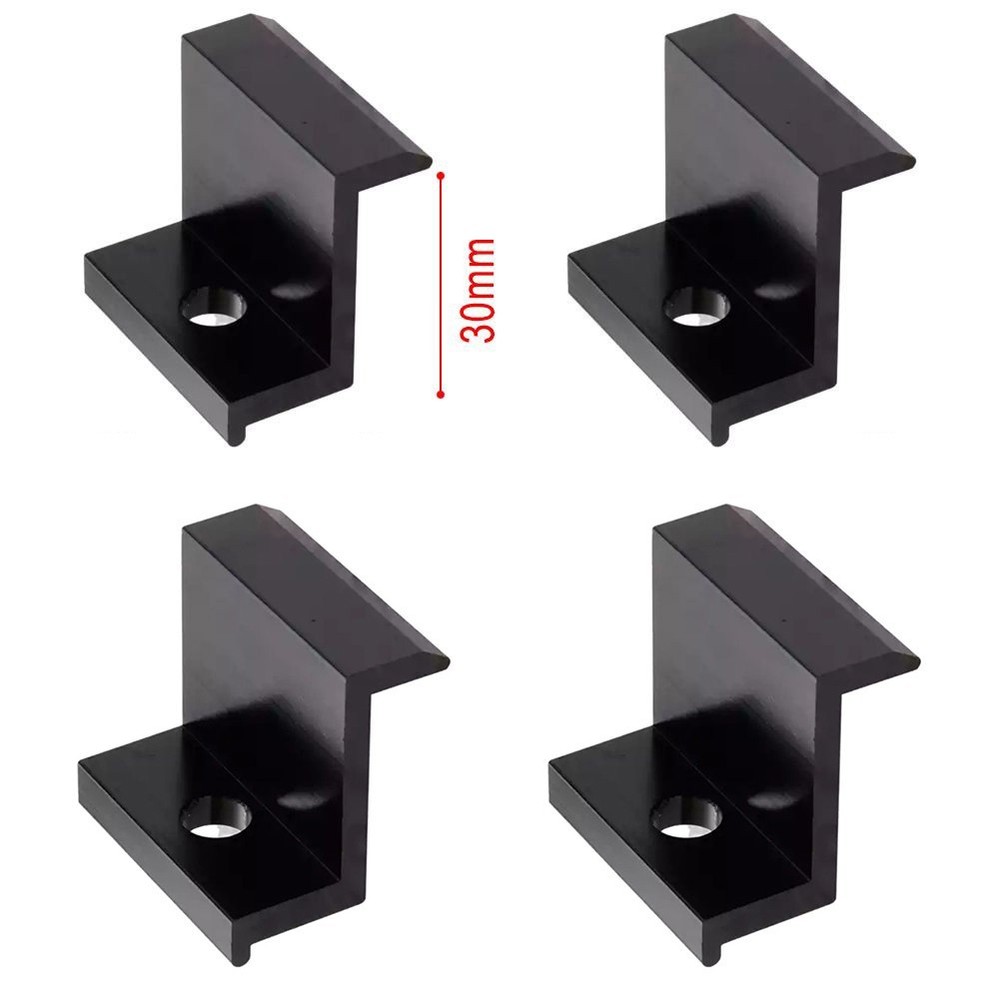 End Clamp Mount Accessories For Frame 30/32/35/40mm Electroplating Process