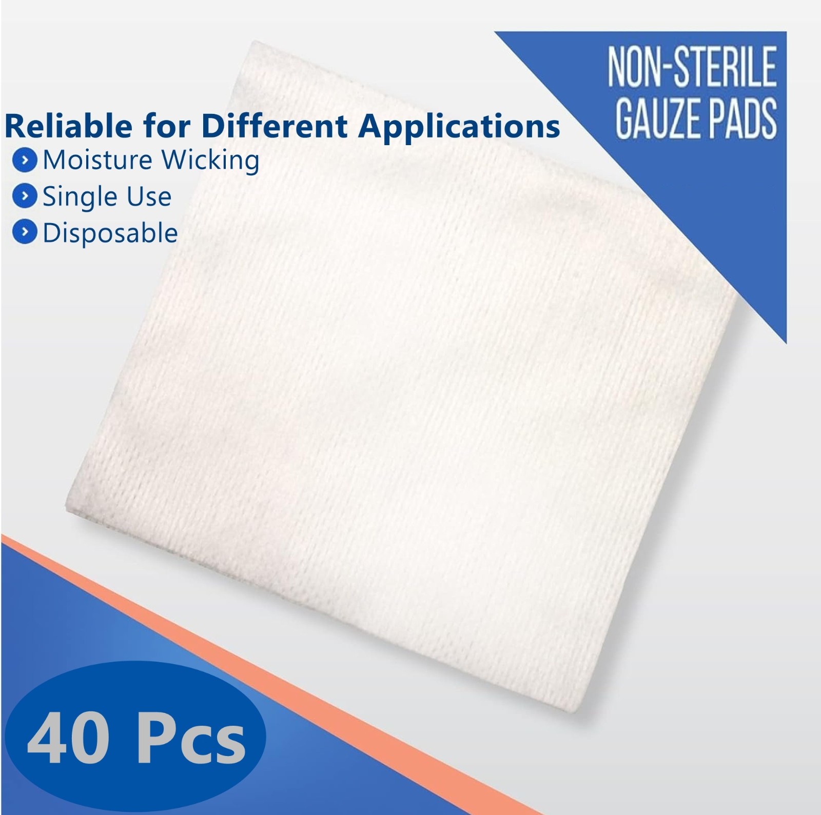 185 Piece Lot - Gauze Pads Refill for Emergency Survival School First Aid Kit