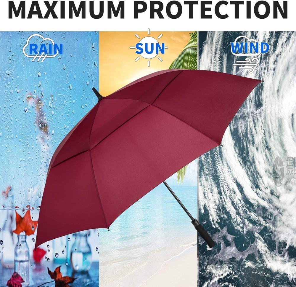 Extra Large Golf Umbrella 72 Inch - Windproof & Waterproof