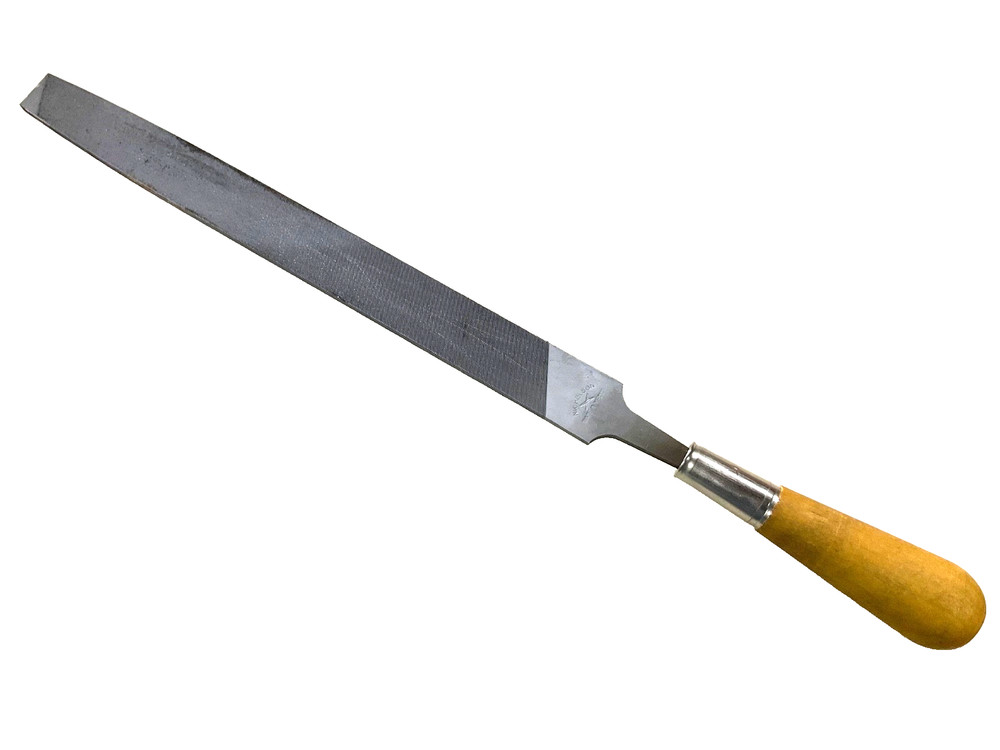 NICHOLSON TOOLS 12” MILL BASTARD METAL FILE w/ HANDLE