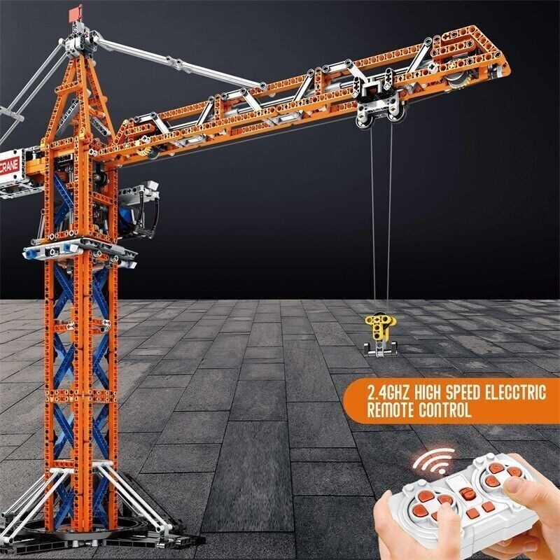 1288PCS Remote Control Tower Crane MOC 22013 Model Building Blocks Bricks Toys