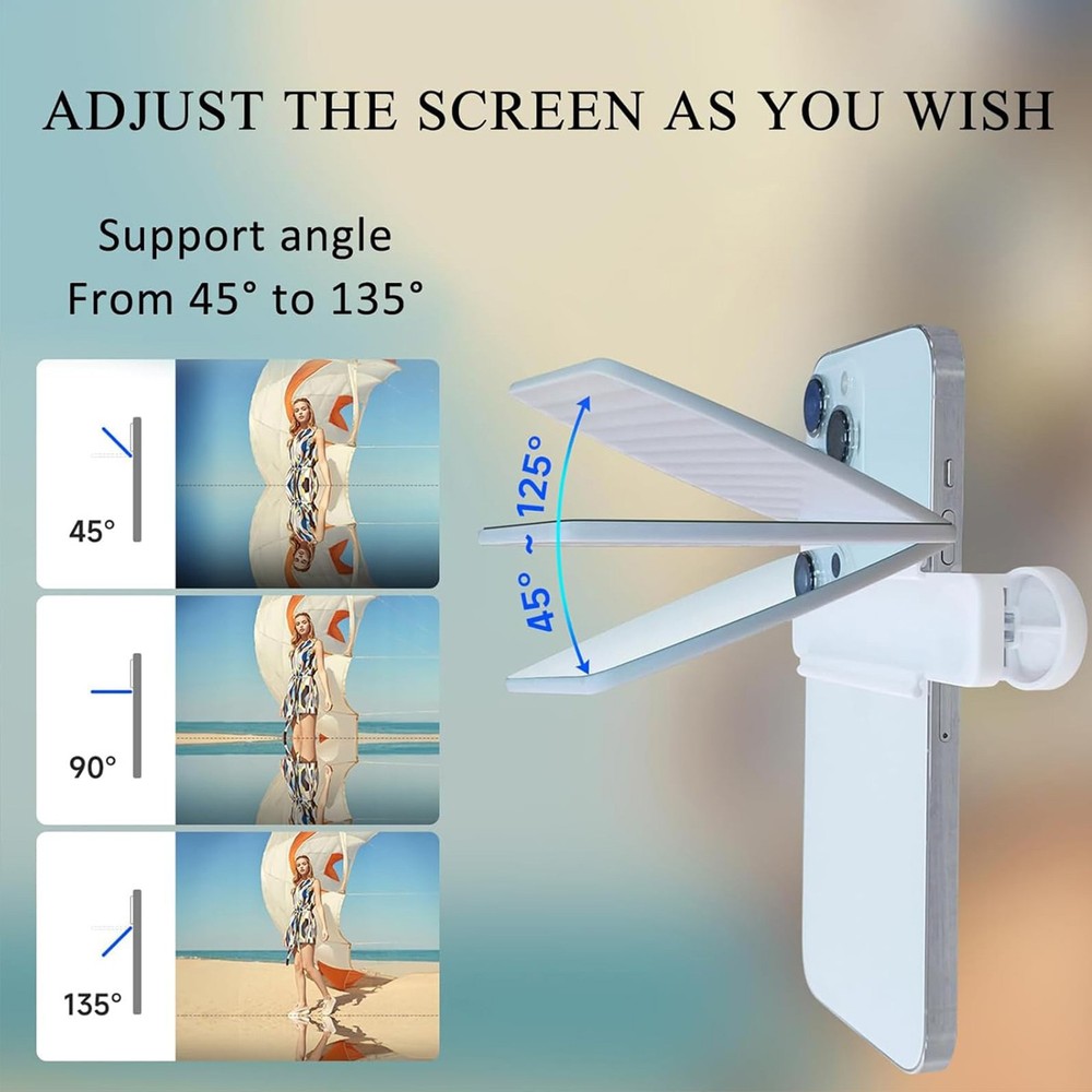 Smartphone Camera Mirror Reflection Clip Kit Cell Phone Camera Accessory