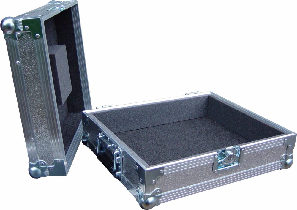 Technics SL1210 Turntable DJ Deck Swan Flight Case (Stucco - Silver)