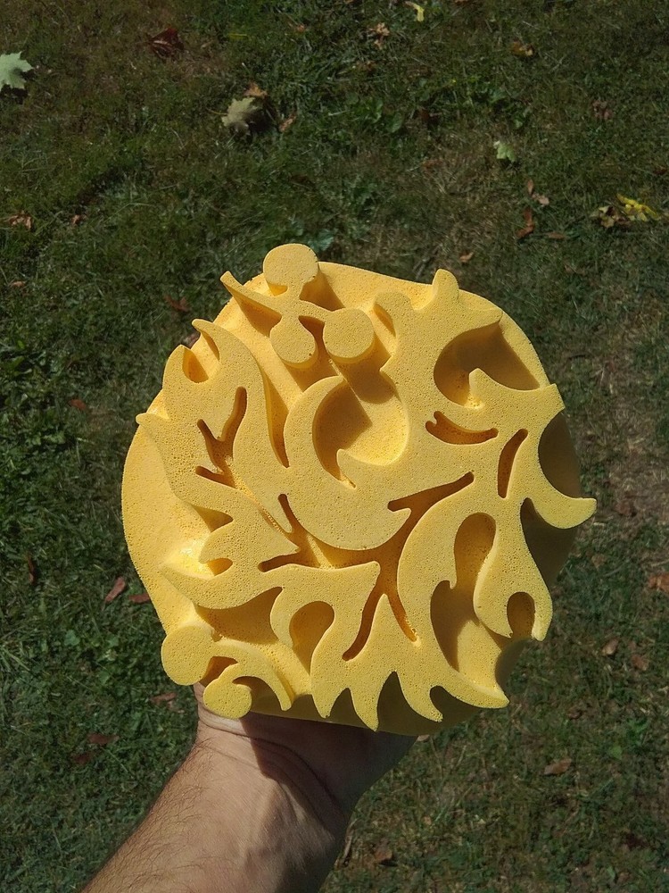 Vintage Wall Concepts Sponge Prints Chardonnay Pattern Tool Paint Decor Fabric