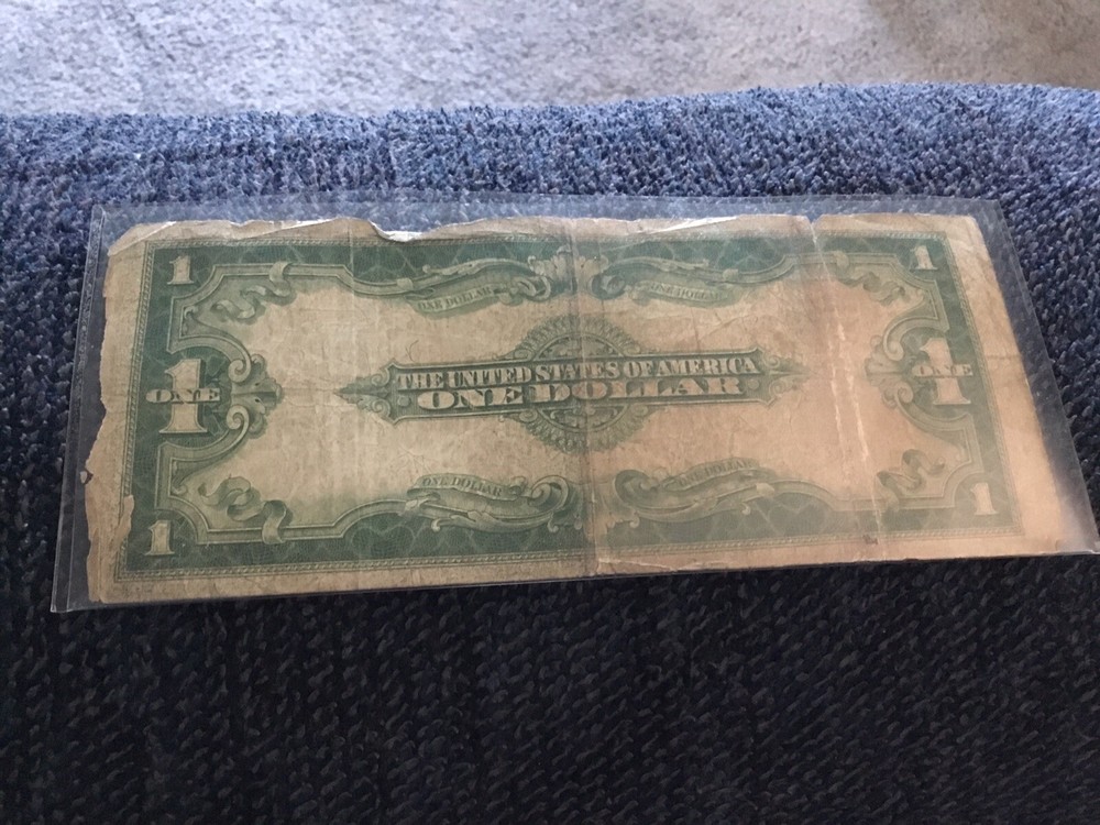 1923 US One Dollar Blue Seal Large Note Silver Certificate