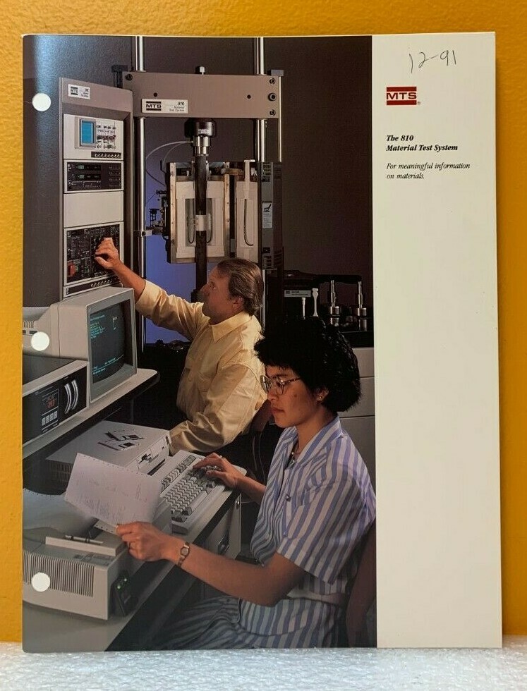 MTS Systems Corporation 1988 Catalog.