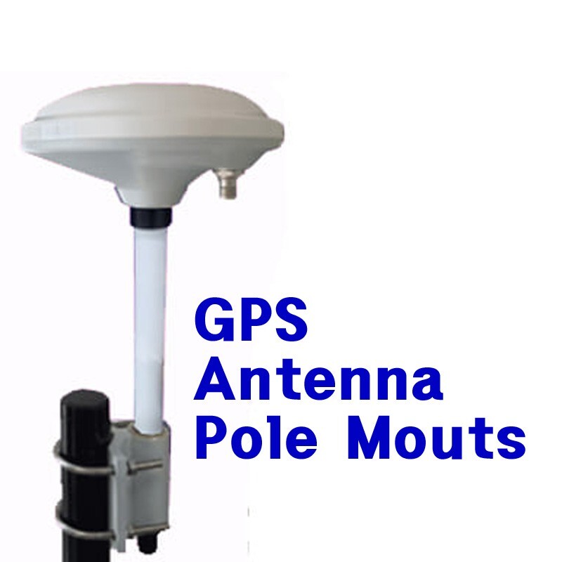 GPS Antenna Mount Bracket for Pole x 2pcs