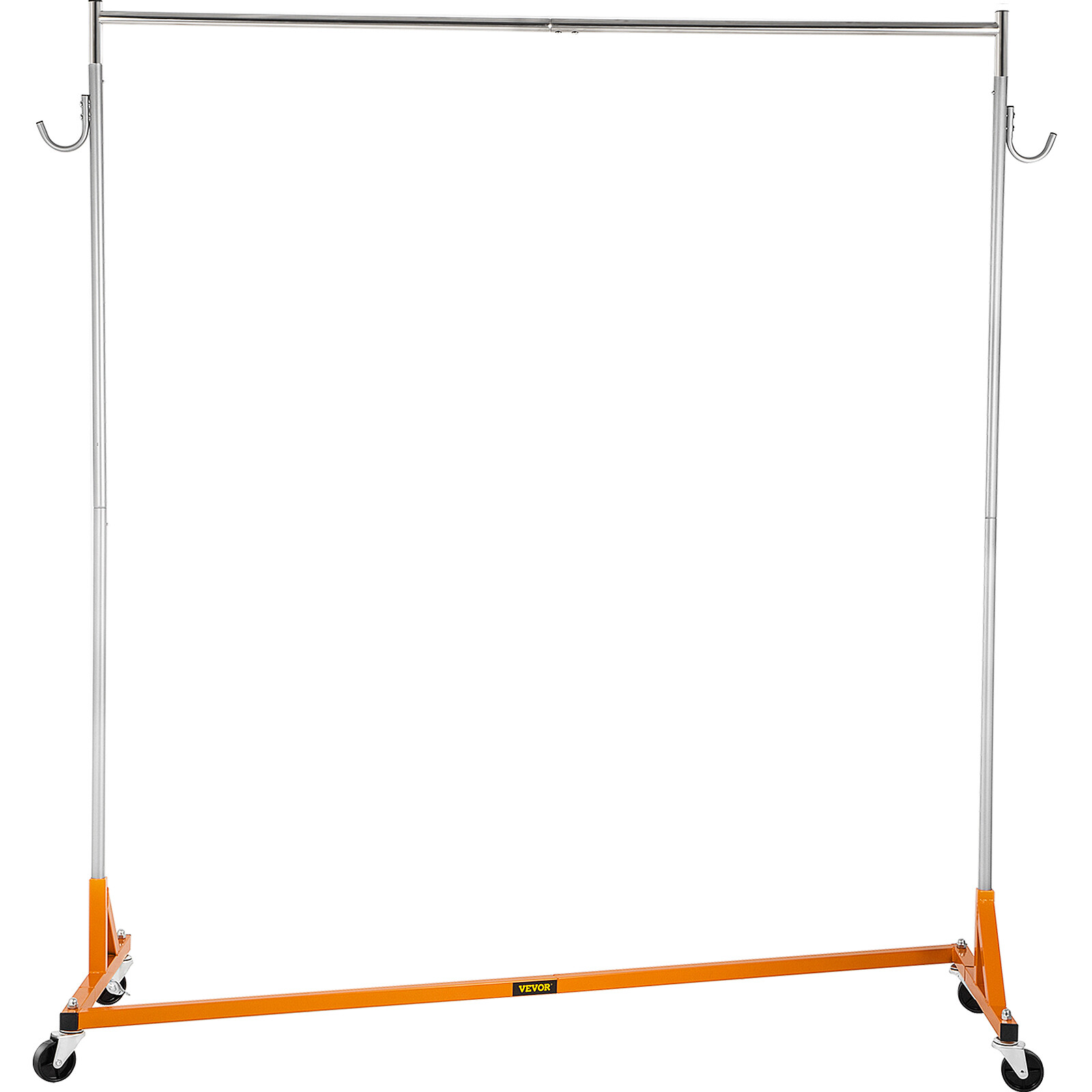 VEVOR 71in Garment Rack Z-Truck 300lbs Heavy-Duty Collapsible Clothing Stand