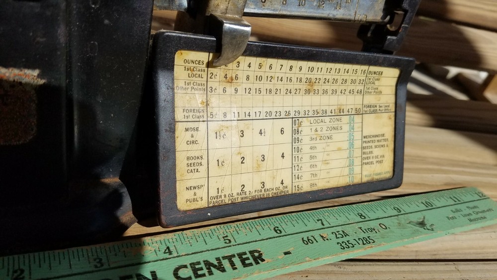 TRINER Airmail Accuracy Scale Postal Scale Vintage