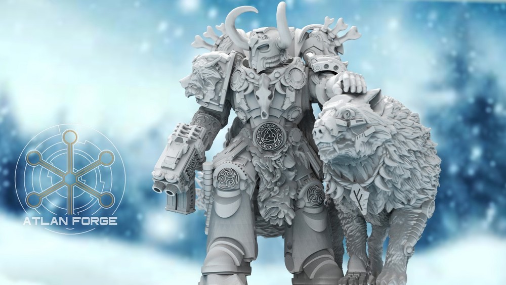 Valen, Asgardian Commander (Atlan Forge/Compatible with 40K)