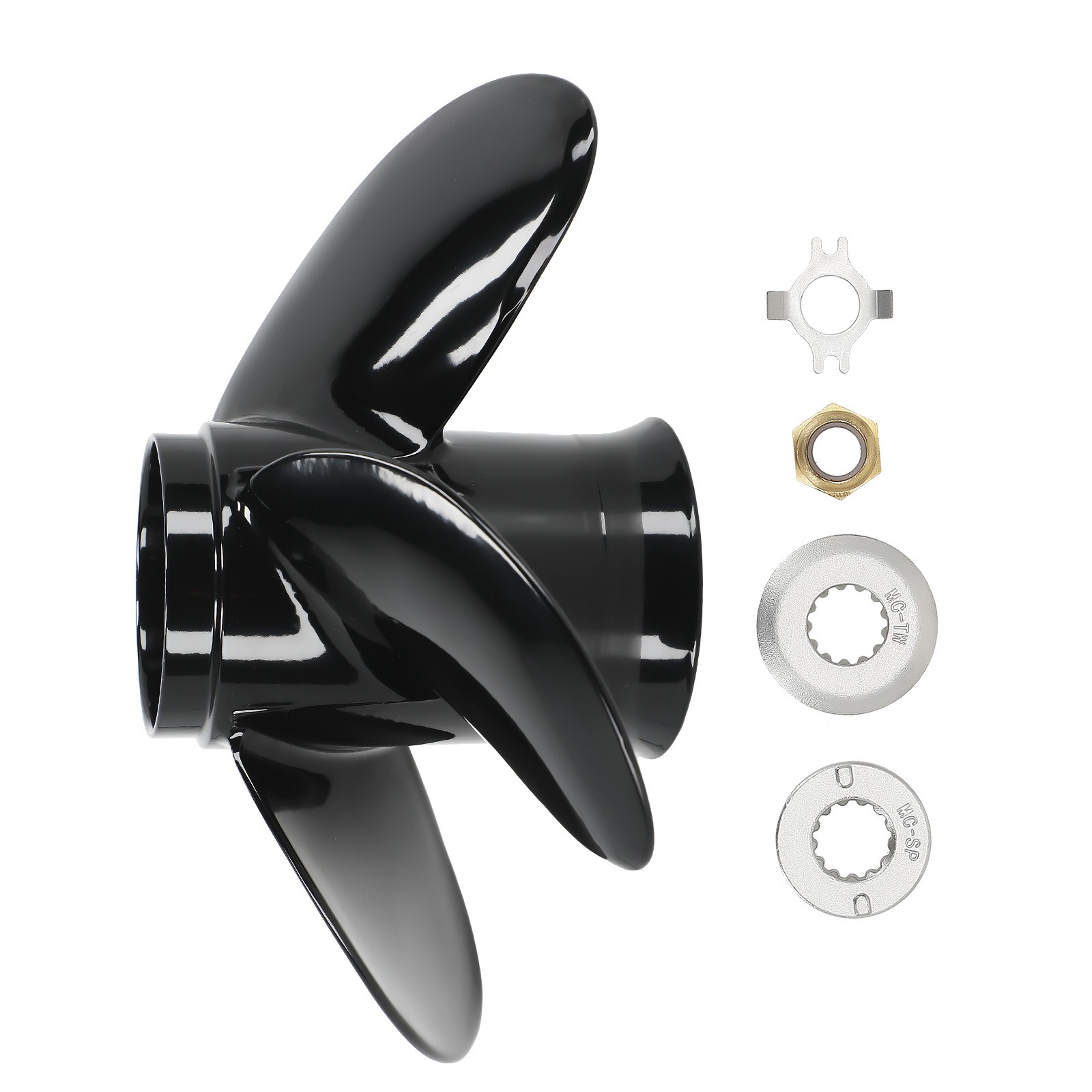 4 Blade Propeller for Mercury 40-60HP 4 Stroke 13" Aluminum 48-8M8026630