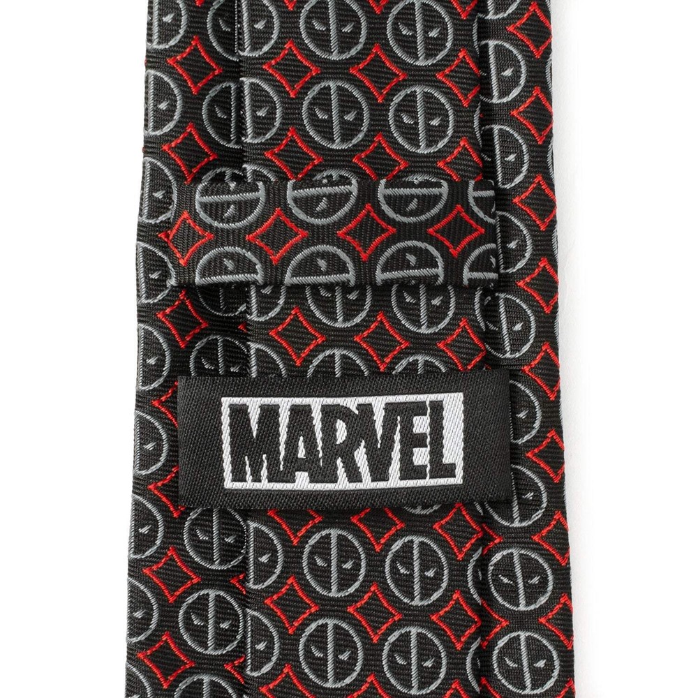 Marvel Deadpool Men's Black Tie
