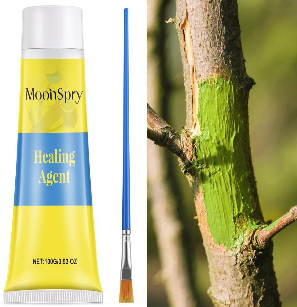 Threlaco Tree Wound Pruning Sealer, Bonsai Wound Sealer Healing Paste, 100G Plan