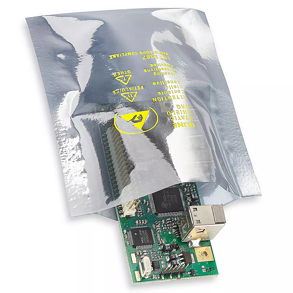 Pack of 1 3 x 5" Open End Static Shielding Bags